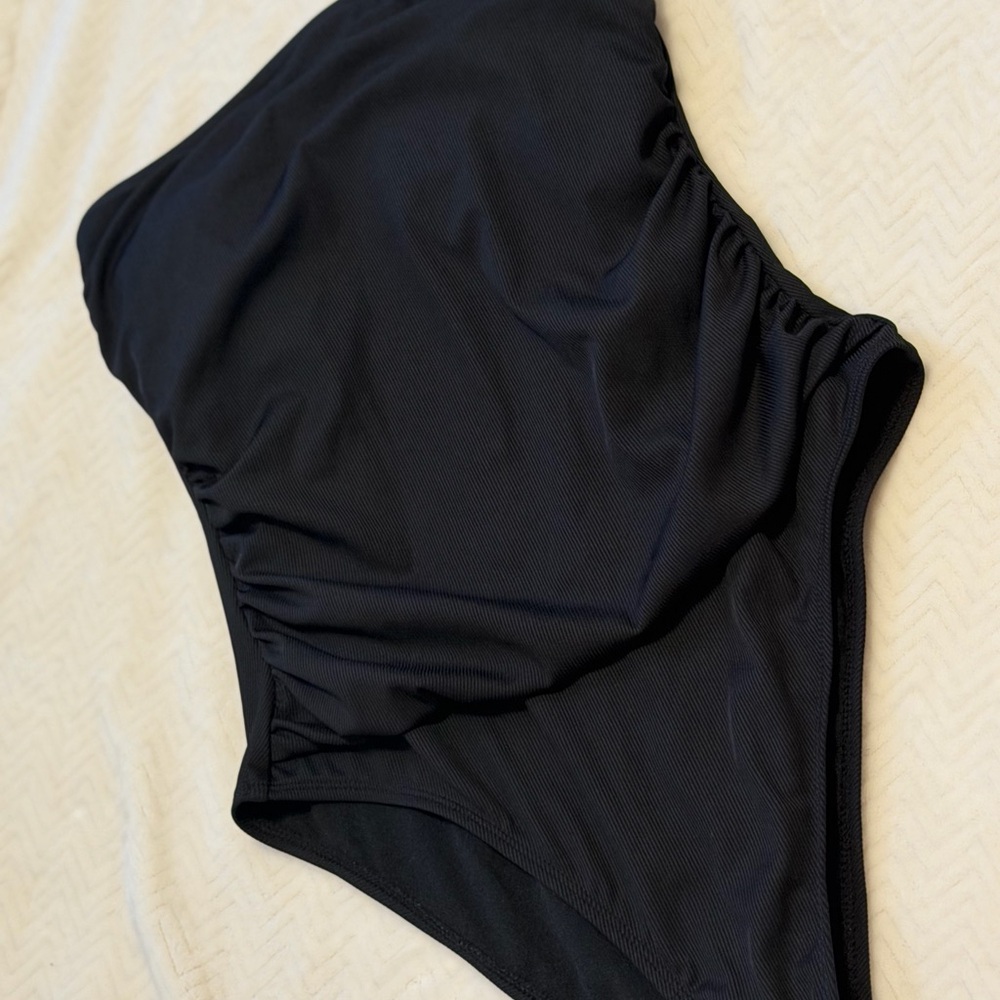 Classic Black One-Piece Swimsuit
